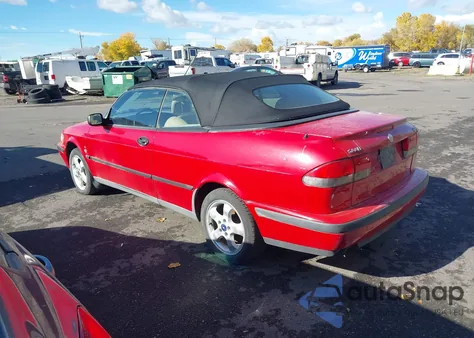 1999 Saab 9-3 Se from USA, damaged, VIN YS3DF75P5X7024934